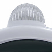 Chrome Guide 682-C Headlight H4 With White LED & LED Signal - Clear Lens