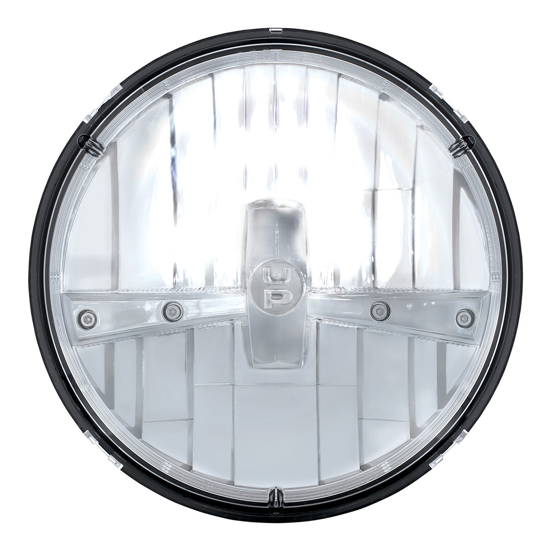 ULTRALIT - 5 High Power LED 7" Dual Function Headlight - Chrome