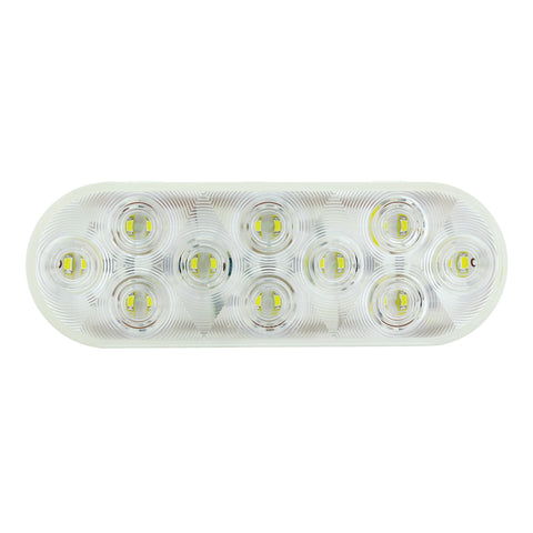 20 LED 6" Oval Back-Up Light Kit - Competition Series