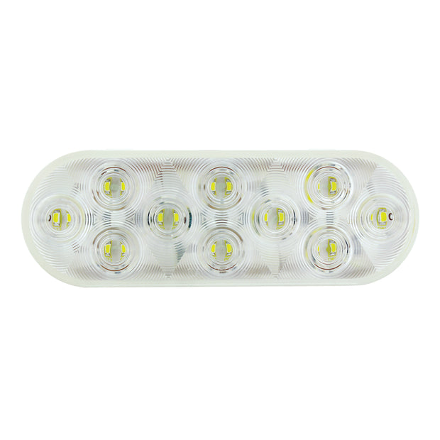 20 LED 6" Oval Back-Up Light Kit - Competition Series