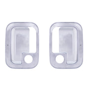 Chrome Exterior Door Handle Cover For 2003+ Kenworth & 2004+ Peterbilt Trucks- Pair (Driver & Passenger)