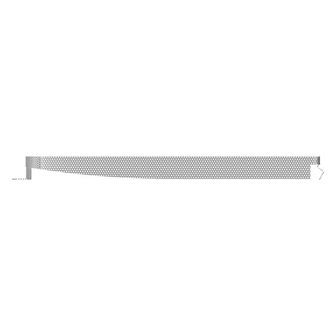 Chrome Door Speaker Mesh Cover For Freightliner Century (2003-2008), & Columbia (2007-2014)