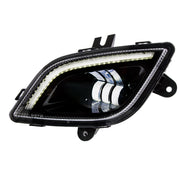 34 LED Black Fog Light With LED Light Bar For 2018-2024 Freightliner Cascadia - Driver