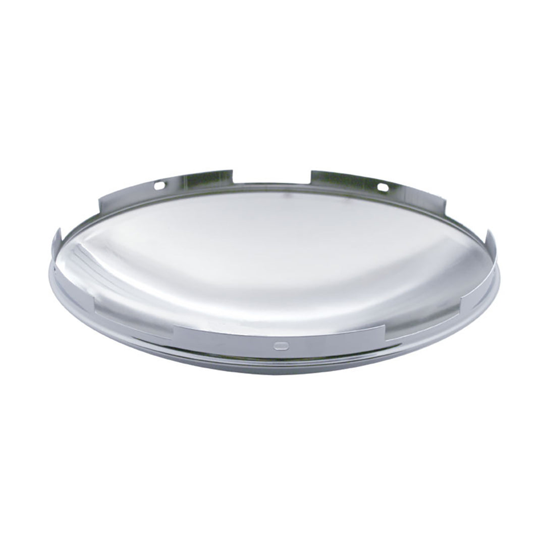 5 Even Notched Chrome Dome Front Hubcap - 7/16" Lip