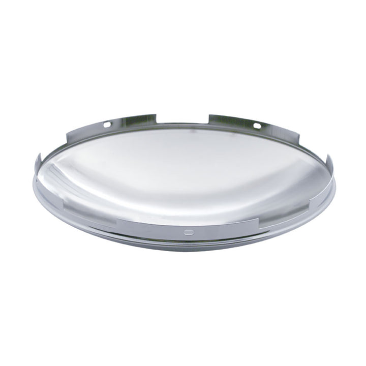 5 Even Notched Chrome Dome Front Hubcap - 7/16" Lip