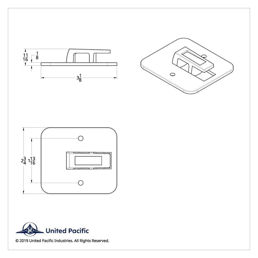 Chrome Plastic Sleeper Cab Coat Hanger Plates For Kenworth T800 (1986-2019), T660 (2008-2016), And T600 (1986-2007) (2-Pack)