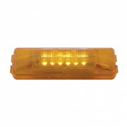 12 LED Rectangular Light (Clearance/Marker) - Amber LED/Amber Lens