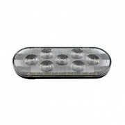 7 LED Oval Light (Stop, Turn & Tail) - Red LED/Clear Lens