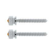 Chrome Long Dash Screw With Copper Crystal For Freightliner (2-Pack)