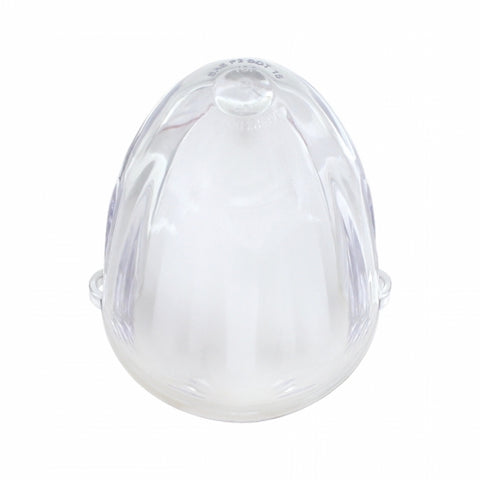 9 LED Dual Function GloLight Watermelon Grakon 1000 Style Cab Light - Amber LED/Clear Lens