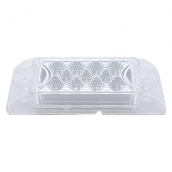 13 LED Reflector Rectangular Light (Clearance/Marker) - Amber LED/Clear Lens