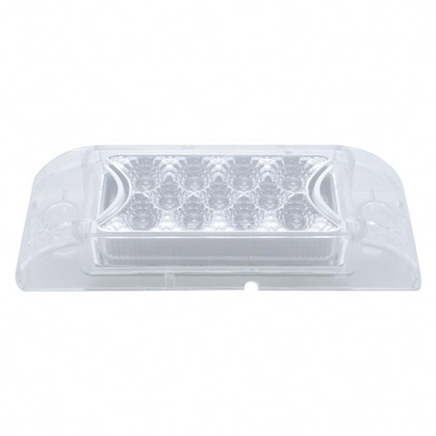 13 LED Reflector Rectangular Light (Clearance/Marker) - Amber LED/Clear Lens