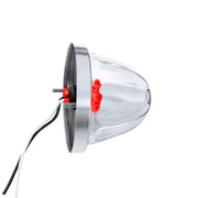 Glass Watermelon Light Kit With LED Light-Red LED/Clear Lens