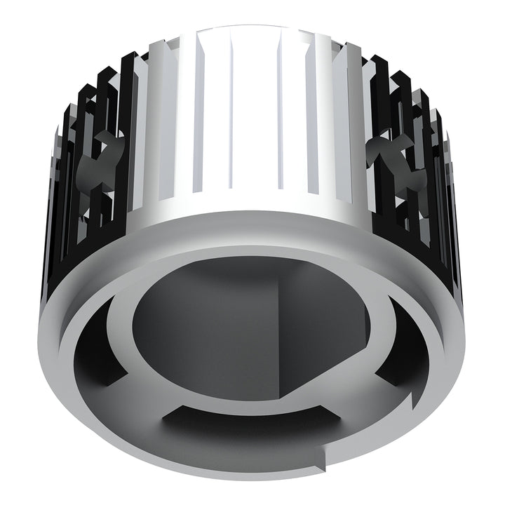 Chrome Plastic 1" Diameter Control Knob