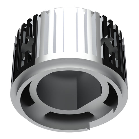 Chrome Plastic 1" Diameter Control Knob