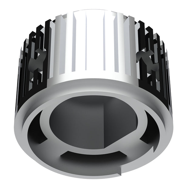 Chrome Plastic 1" Diameter Control Knob