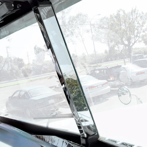 Stainless Center Window Post Cover For Freightliner