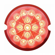 17 LED Dual Function Reflector Cab Light - Red LED/Red Lens