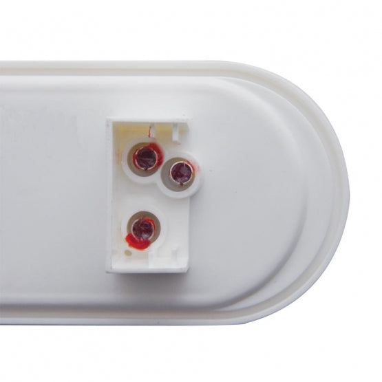 40 LED Oval Turn Signal Light - Amber LED/Amber Lens