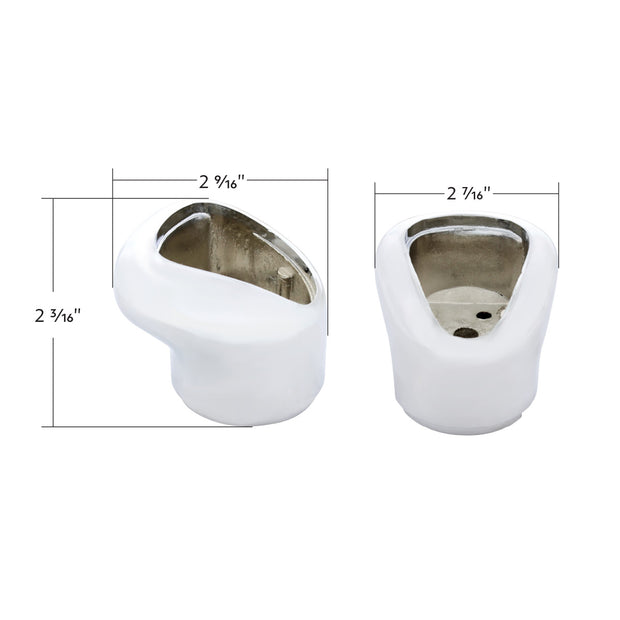 Gearshift Knob Without Cover For 9/10 Speed Eaton Fuller - Chrome