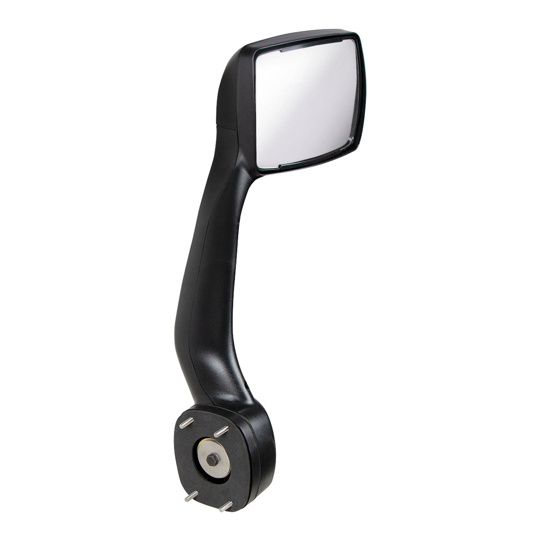 Black Hood Mirror For 2013-2021 Kenworth T680 &amp; 2012-2021 Peterbilt 579-Passenger