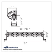 12 High Power LED 7" Combo Light Bar - Competition Series