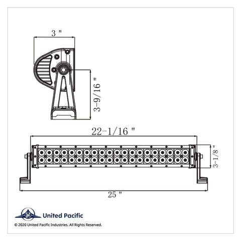 12 High Power LED 7" Combo Light Bar - Competition Series