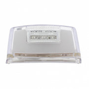 24 LED GloLight Square Cab Light - Amber LED/Clear Lens