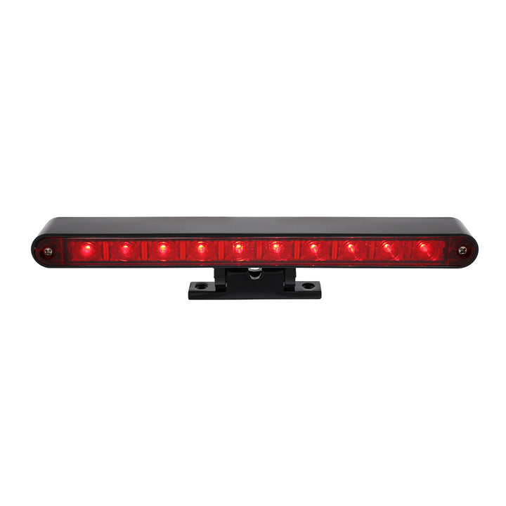 10 LED Split Function 3rd Brake Light With Black Swivel Pedestal Base - Red LED/Red Lens