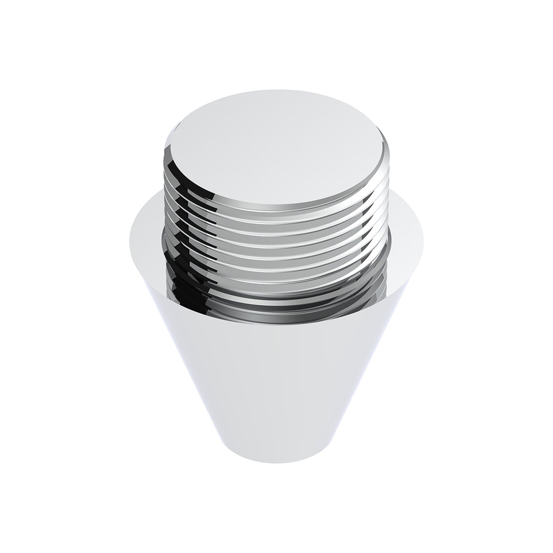 Chrome Aluminum M30X3.5 Male To 3/8"-16 Female Beer Tap Adapter