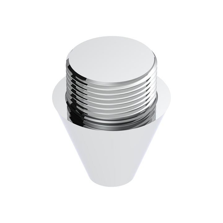 Chrome Aluminum M30X3.5 Male To 3/8"-16 Female Beer Tap Adapter