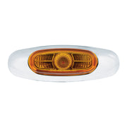 4-3/16" Wide 3 LED ViperEye Light (Clearance/Marker) - Amber LED/Amber Lens