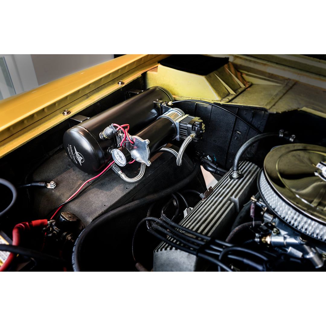 Heavy Duty 12V 150 PSI Air Compressor &amp; Tank Kit - Competition Series