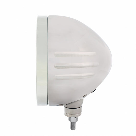 Stainless "Bullet" Embossed Stripe Headlight Housing