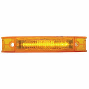 7 LED Rectangular Light (Clearance/Marker) - Amber LED/Amber Lens
