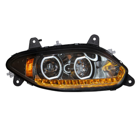 Black 17 LED Headlight For 2018-2024 International LT - Passenger