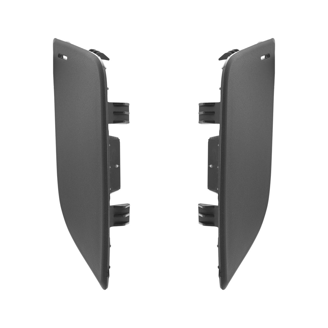 Black Tow Hook Access Covers For 2018-2024 Freightliner Cascadia (Pair)