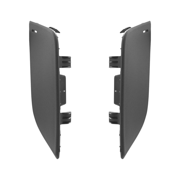 Black Tow Hook Access Covers For 2018-2024 Freightliner Cascadia (Pair)