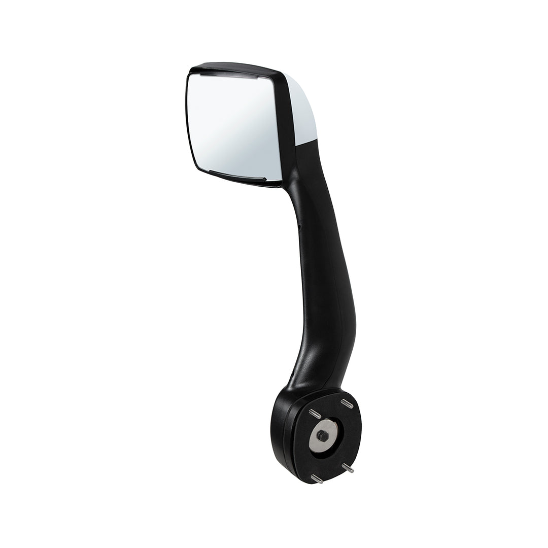 Chrome Hood Mirror For 2013-2021 Kenworth T680 &amp; Peterbilt 579-Driver