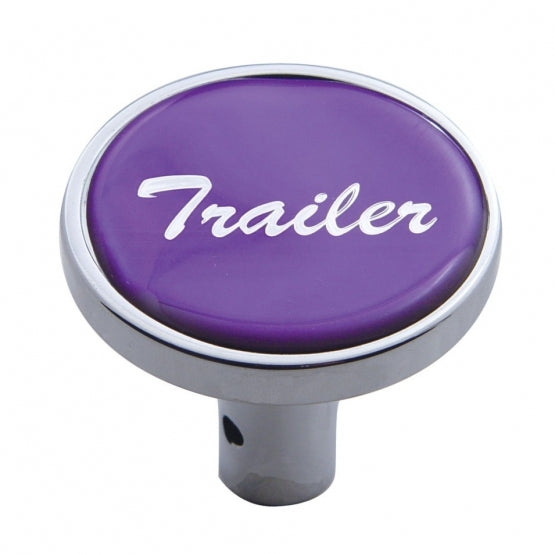 "Trailer" Long Air Valve Knob - Purple Glossy Sticker