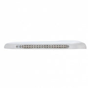 19 Amber LED Front Fender Cover For Peterbilt 388 (2008-2015) & 389 (2008-2023)-Clear Lens - Passenger