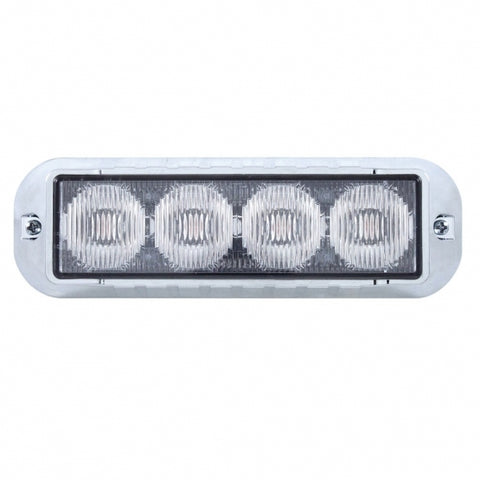 4 LED Warning Light - White LED