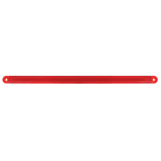 24 LED Dual Function 12" GloLight Bar (Stop, Turn & Tail) - Red LED/Red Lens (Card)