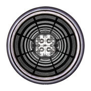 13 LED 4" Round Abyss Light (Back-Up) - White LED/Clear Lens