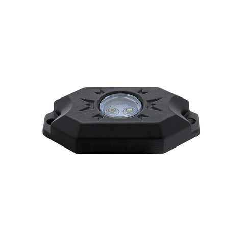 RGB Multi-Color 500 Lumen LED Rock Light 4-Piece Kit