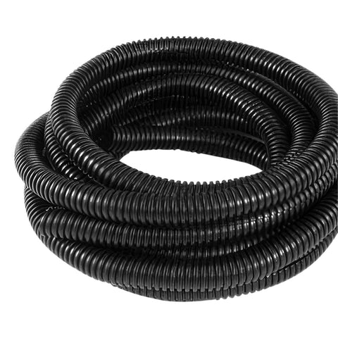 3/8" I.D. Black Flex-Guard Convoluted Split Seam Tubing, 10 Ft.