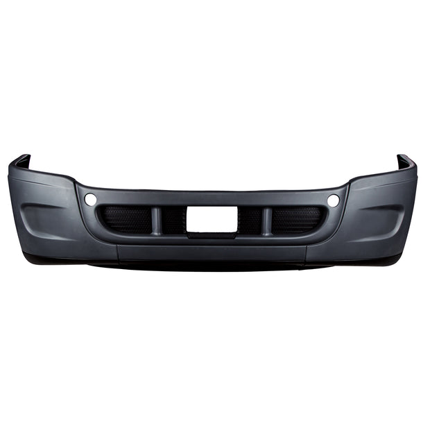 Complete 3-Piece Front Bumper Set Without Fog Light Hole For 2008-2017 Freightliner Cascadia