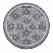 12 LED 4" Reflector Auxiliary/Utility Light - White LED/Clear Lens