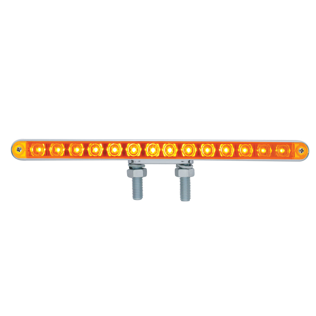 28 LED 12" Double Face Light Bar - Amber LED/Amber Lens