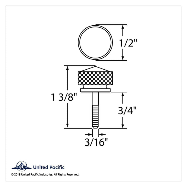 Dash Screw With Amber Crystal For Peterbilt (2001-2005)(6-Pack)